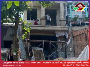 Công trình Nhà ở tại Quốc Lộ 13, TP Thủ Đức