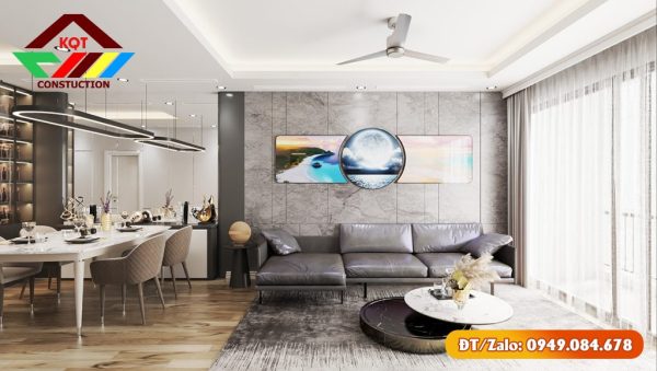 Thiết kế Thi Công Căn Hộ Saigon Pearl – CDT: Chị Hương