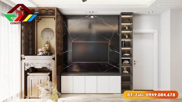 Thiết kế Thi Công Căn Hộ Saigon Pearl – CDT: Chị Hương