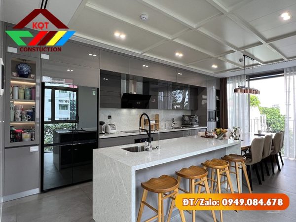 Dự án thi công nội thất nhà phố 3 tầng tại Tân Bình