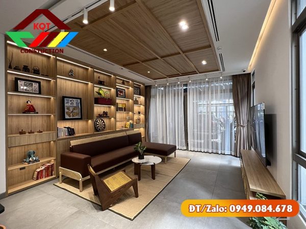 Dự án thi công nội thất nhà phố 3 tầng tại Tân Bình