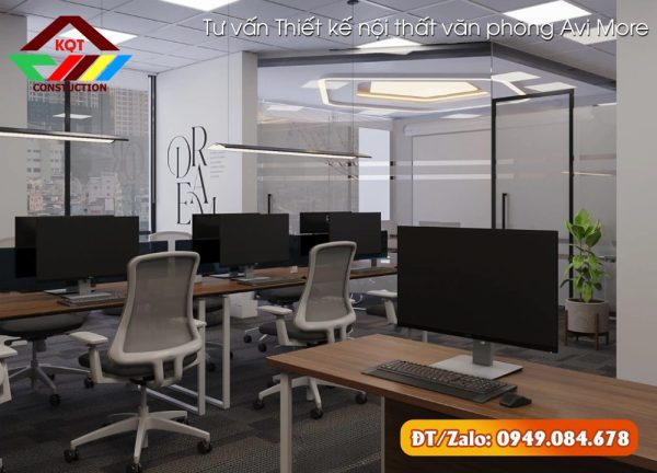 Thiết kế nội thất văn phòng Avi More
