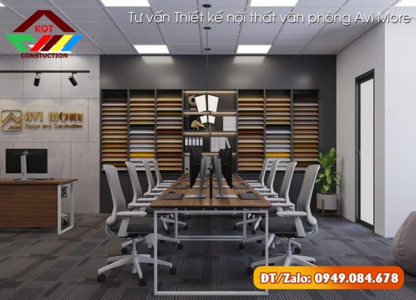 Thiết kế nội thất văn phòng Avi More